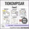 PAKET: tiokompisar / tiokamrater