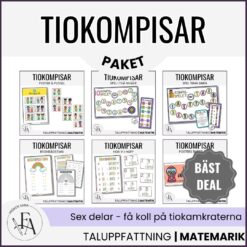 PAKET: tiokompisar / tiokamrater