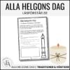 Allhelgonadagen | Alla helgons dag | Arbetsblad