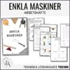Enkla maskiner: Arbetshäfte (läsförståelse och uppgifter)
