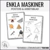 Enkla maskiner: Posters och arbetsblad