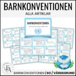 Barnkonventionen - alla artiklar + lektionstips