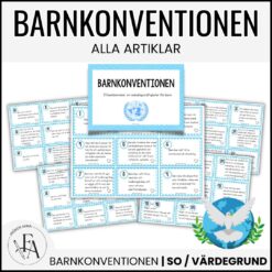 Barnkonventionen - alla artiklar + lektionstips