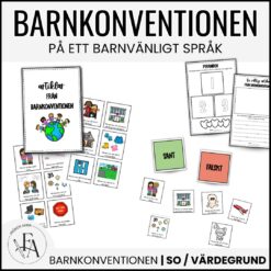 Barnkonventionen - lättlästa artiklar + arbetsmaterial