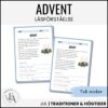 Läsförståelse Advent (två nivåer)