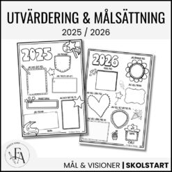 Utvärdering och Mål