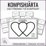 Kompishjärtat – träna samarbete, språk och självkännedom!