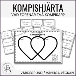 Kompishjärtat – träna samarbete, språk och självkännedom!