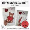 Öppningsbara kort | Alla hjärtans dag | Mors / Fars dag