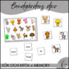 Bondgårdens djur - Memory och Sök & Hitta