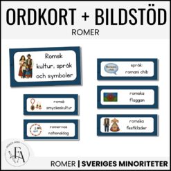Romsk kultur, språk och symboler | Ordkort med bildstöd