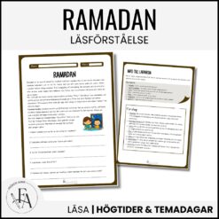 Ramadan - Läsförståelse och nyckelord