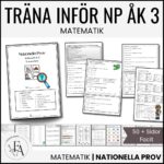 STORA övningshäftet inför NP | Nationella Prov Matte Åk 3