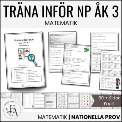 STORA övningshäftet inför NP | Nationella Prov Matte Åk 3