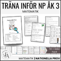 STORA övningshäftet inför NP | Nationella Prov Matte Åk 3