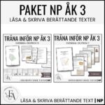 PAKET: Läsa & Skriva berättande text (NP Svenska åk 3)