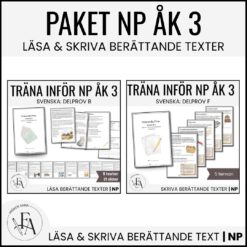 PAKET: Läsa & Skriva berättande text (NP Svenska åk 3)