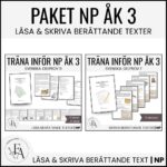 PAKET: Läsa & Skriva berättande text (NP Svenska åk 3)