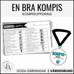 En bra kompis - kompisuppdrag (till vänliga veckan t.ex.)