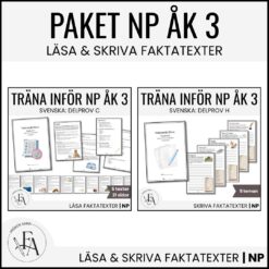 PAKET: Läsa & Skriva faktatext (NP Svenska åk 3)