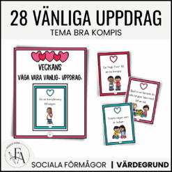 28 Våga vara vänlig - uppdrag. Fokus bra kompis / sociala förmågor