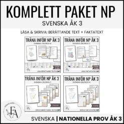 KOMPLETT PAKET: NP / Nationella Prov Svenska åk 3