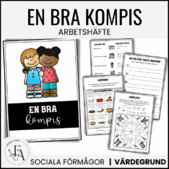 En bra kompis / Vänliga veckan arbetshäfte