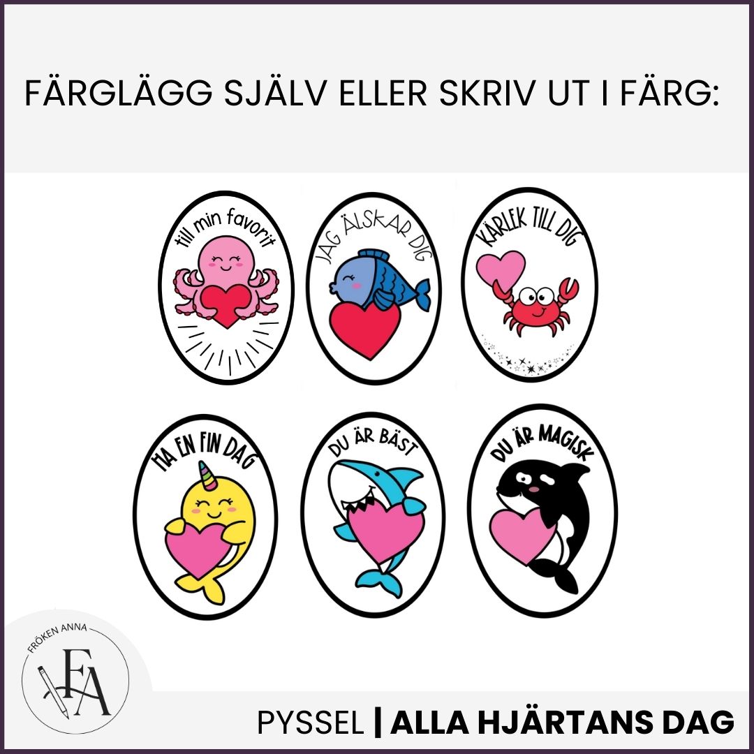 Alla hjärtans dag - kort
