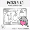 Pysselblad: Alla hjärtans dag
