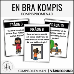 En bra kompis - Kompispromenad / tipspromenad (eller samlingfrågor)
