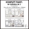 KOMPLETT PAKET: NP / Nationella Prov Svenska åk 3