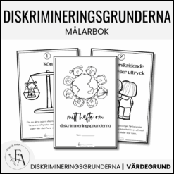 Diskrimineringsgrunderna målarbilder