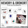 Memory och ordkort – Flyg och Flygplats