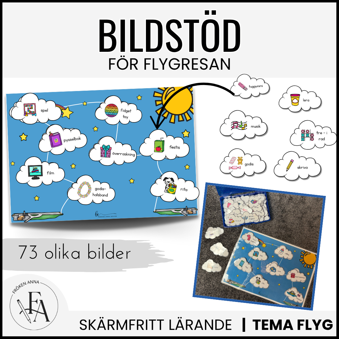 Bildstöd till flygresan– Gör flygresan roligare och mer strukturerad