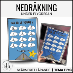 När är vi framme? – Nedräkning under flygresan