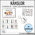 TEMA KÄNSLOR – Känslokort & Känslokarta med TAKK