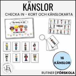 TEMA KÄNSLOR – Känslokort & Känslokarta med TAKK