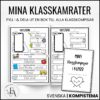 Mina klasskamrater: Fylla-i-bok i två nivåer