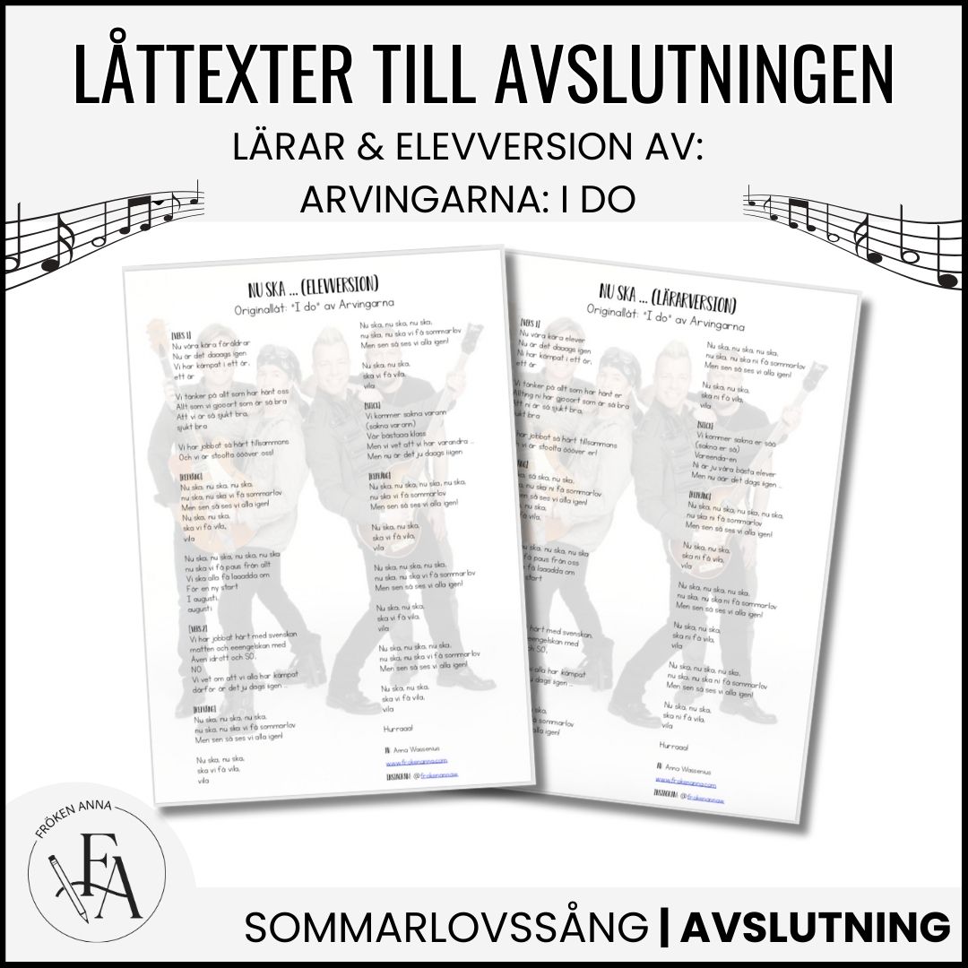 I do - Till skolavslutningen