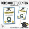 Förskolestudenten – Studentskylt