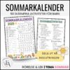 Sommarkalender 2025 – 50 skärmfria aktiviteter