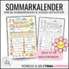 Sommarkalender – för roliga och aktiva sommardagar!