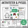 Pyssel- och aktivitetshäfte till bilresan och bilälskande barn