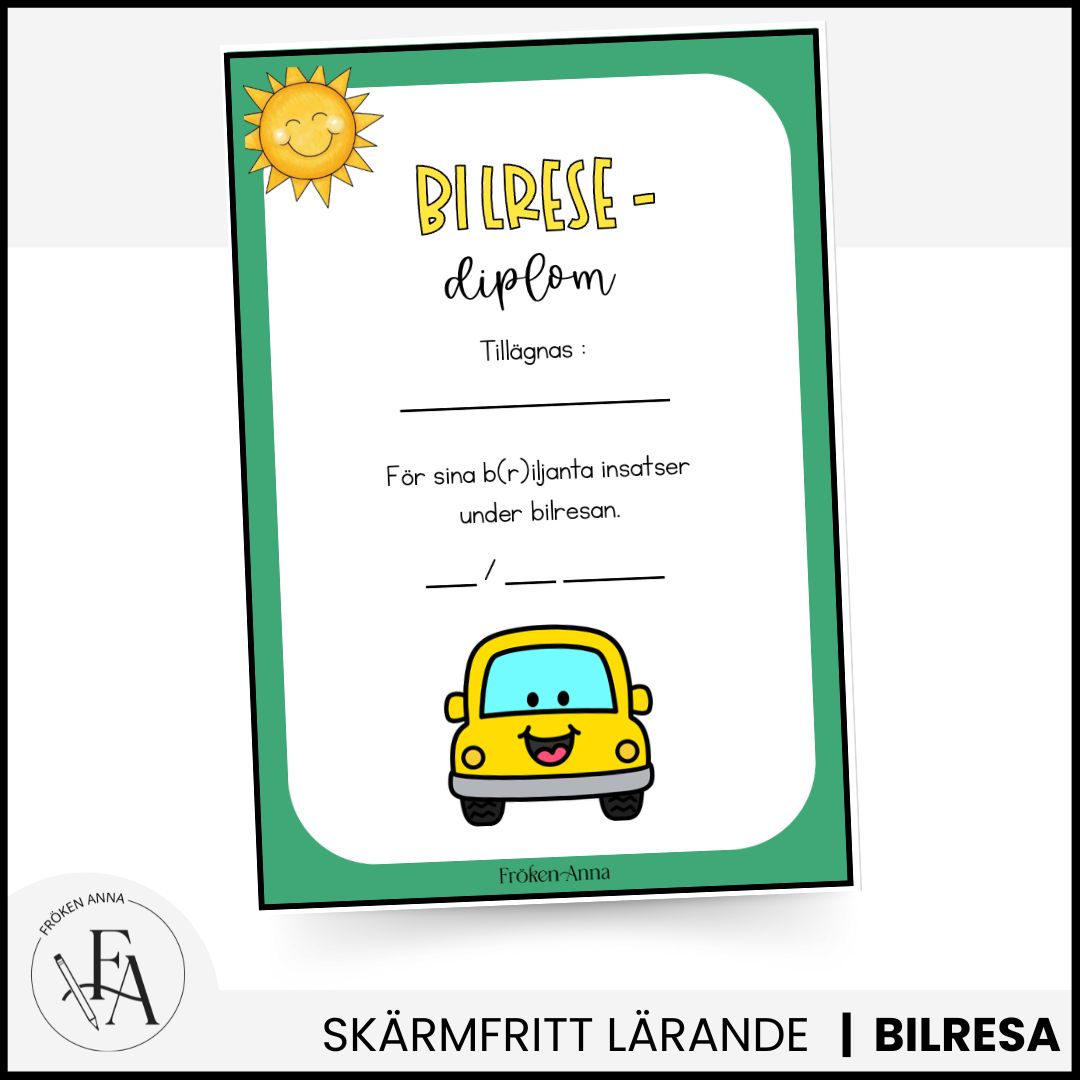 Bilbingo - Leta vägmärken och fordon