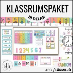 GIGANTISKT klassrumspaket: Rainbow