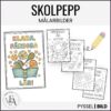Skolpepp målarbilder