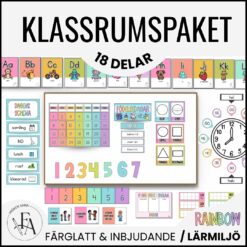 GIGANTISKT klassrumspaket: Rainbow