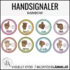Handsignaler med tecken | Rainbow