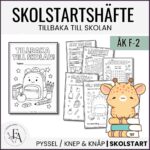 Skolstartshäfte åk F-2