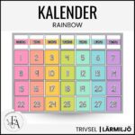 Bygg en kalender | Rainbow